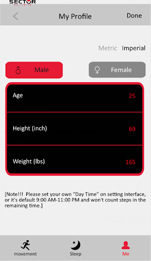 SECTOR FIT Screenshot 3