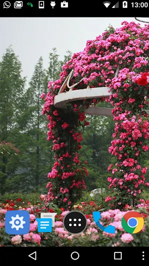 spring garden wallpaper Screenshot 1