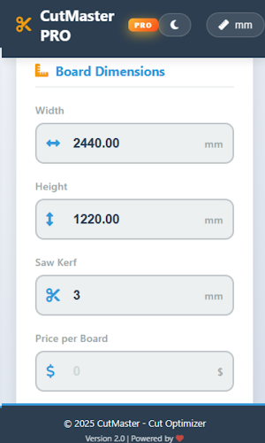 CutMaster PRO: Cut Optimizer Screenshot 2