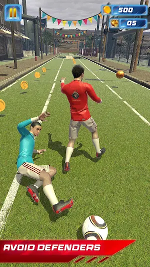 Soccer Surfer Endless Running. Screenshot 2