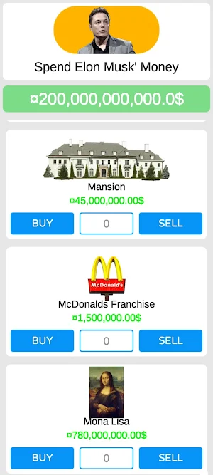 Spend Elon Musk' Money Screenshot 1