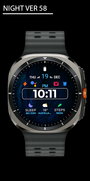 Night ver 58 - watch face Screenshot 0