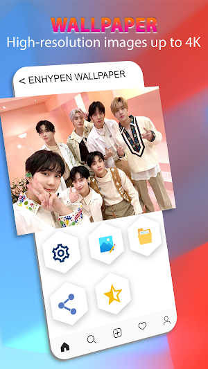 Kpop Lovers ENHYPEN Wallpaper Screenshot 1