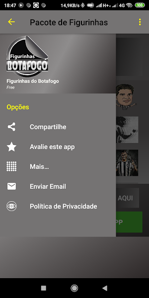 Figurinhas do Botafogo - Adesivos do Glorioso Screenshot 1