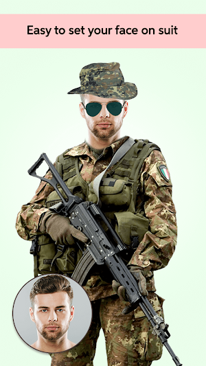 Military Man Photo Editor Screenshot 3