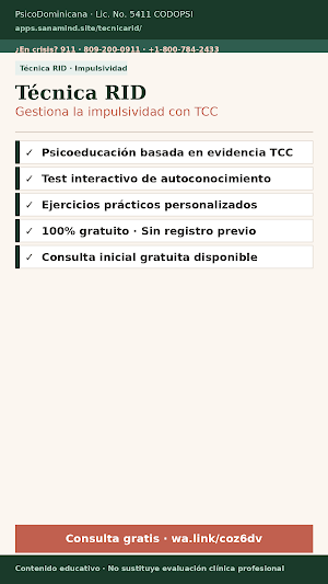 Reconocer Interrumpir Decidir Screenshot 0