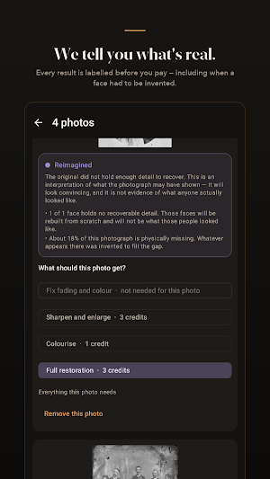 Heirloom: Restore Old Photos Screenshot 2