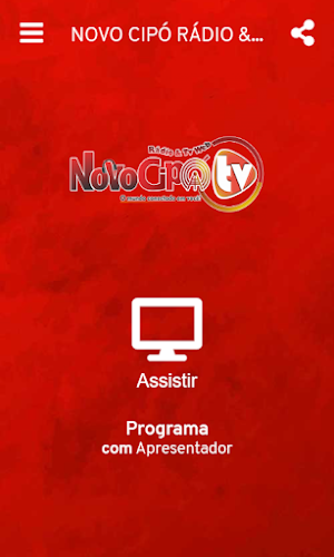 Novo Cipó Rádio e Web TV Screenshot 1