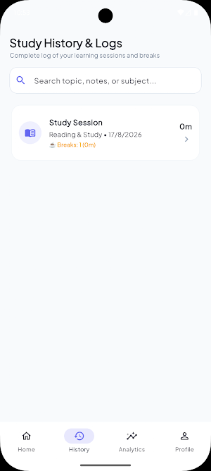 StudyTrack Screenshot 2