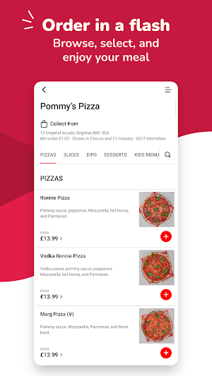 Pommy's Pizza Screenshot 0