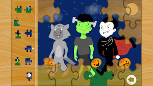 Halloween Games: Kids Puzzles Screenshot 2