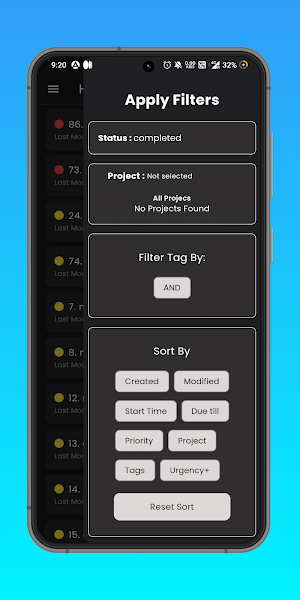 TaskWarrior Mobile Screenshot 0