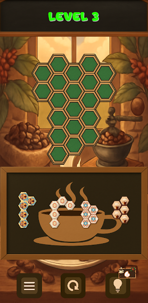 Lily TileMerge: Hexa Mysteries Screenshot 1