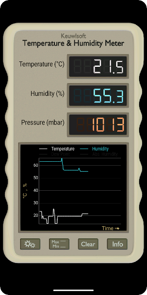 Temperature and Humidity Meter Screenshot 0