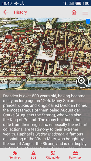 Dresden city guide Screenshot 3