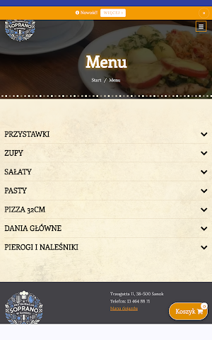 Pizzeria Restauracja Soprano Screenshot 2