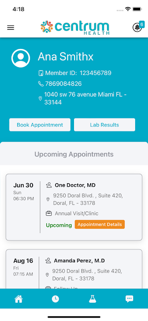 Centrum Health Screenshot 0