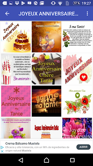 JOYEUX ANNIVERSAIRE TANTE Screenshot 1
