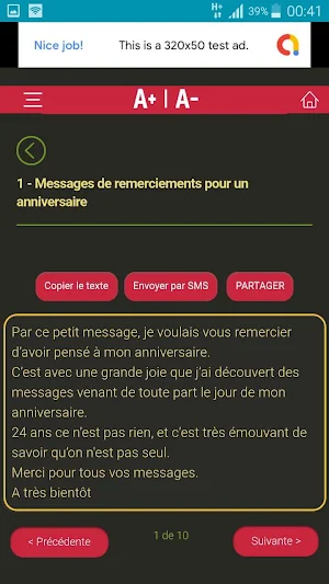 Messages de remerciements pour toutes occasions Screenshot 1