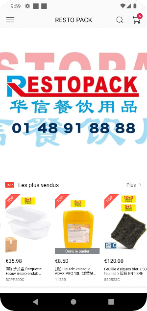 RESTO PACK Screenshot 1