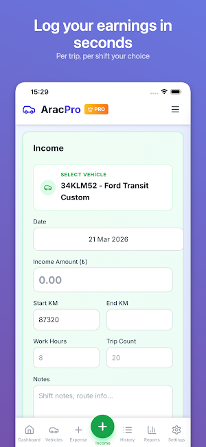 AracPro - Vehicle Logbook Screenshot 3