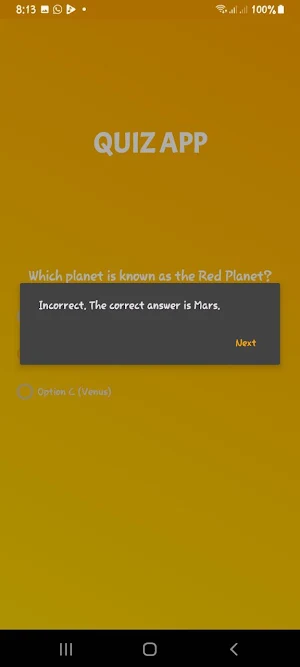 Quiz Screenshot 2