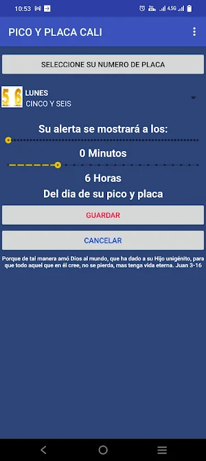 PICO Y PLACA CALI Screenshot 0