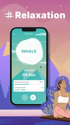 Breatha - breathing exercises Screenshot 1