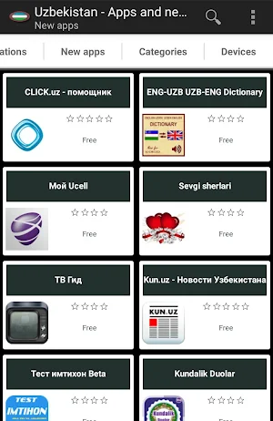 Uzbek apps and games Screenshot 1
