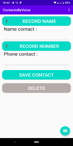 Add contact by voice Screenshot 0
