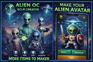 Alien OC Maker: Sci-Fi Creator Screenshot 2