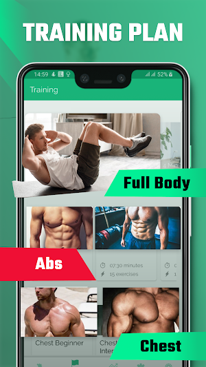 Men Workout at Home - Six Packs in 30 Days Screenshot 2