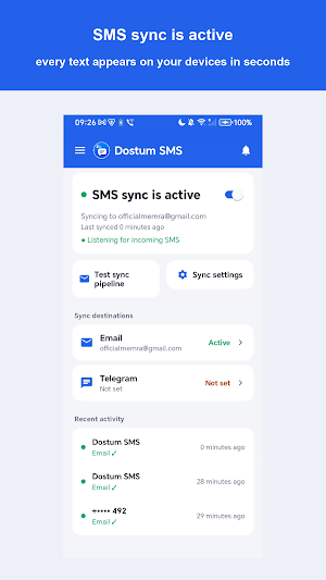 SMS Forwarder - Device Sync Screenshot 1