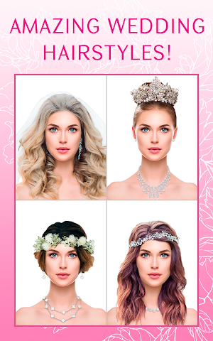 Wedding Hairstyles Photo Montage Screenshot 0