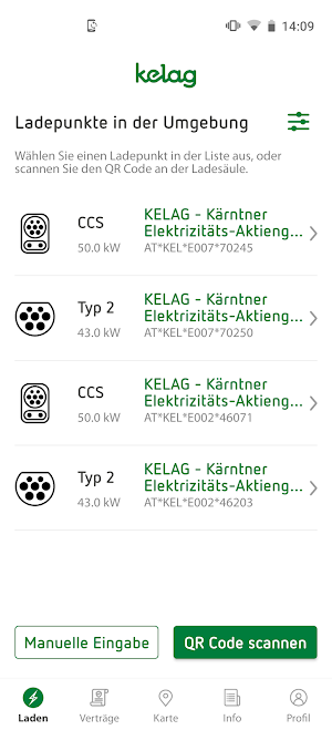 Kelag-Mobility-App Screenshot 1
