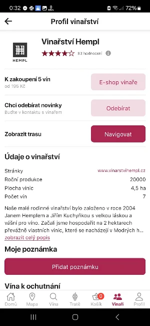 Vinaři Bořetice Screenshot 3