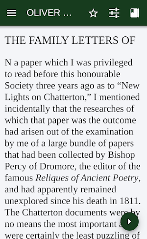 The Family Letters of Oliver Goldsmith Screenshot 1