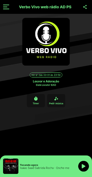 Verbo Vivo web rádio AD PS Screenshot 0