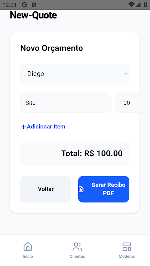 Recibo Fácil Screenshot 3