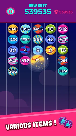 Shoot n Merge - 2048 block puzzle Screenshot 2