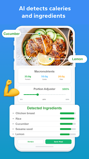 Calorieye - Food Calorie Scan Screenshot 1