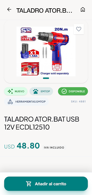Del Norte Importaciones Screenshot 1