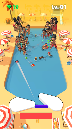 Flipper Fury: Zombie Clash Screenshot 1