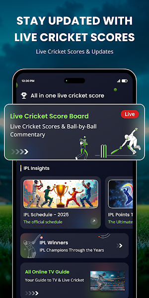 Live Cricket Score Screenshot 0