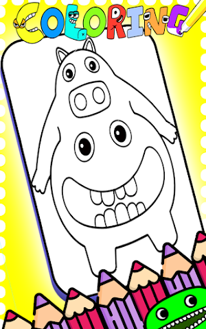 chef pigster nabnab 3 coloring Screenshot 1
