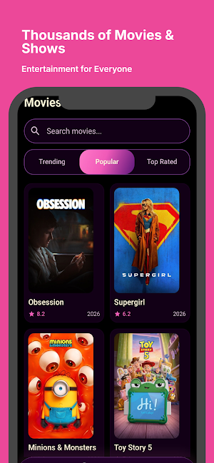 UpMovies : Movies & Tv Shows Screenshot 1