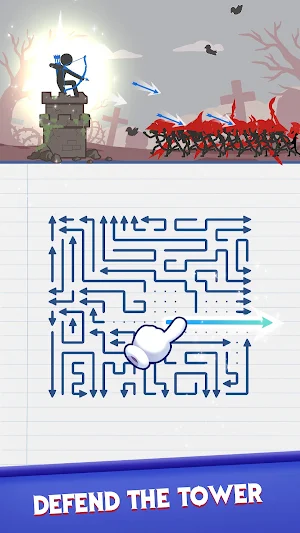 Arrow Escape: Stickman Fight Screenshot 0