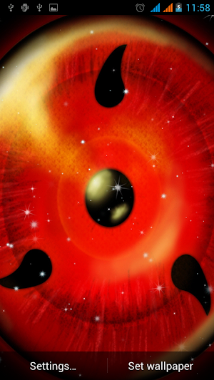 Sharingan Live Wallpaper Screenshot 2