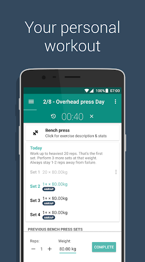 Zero to Hero: The Workout App Screenshot 2