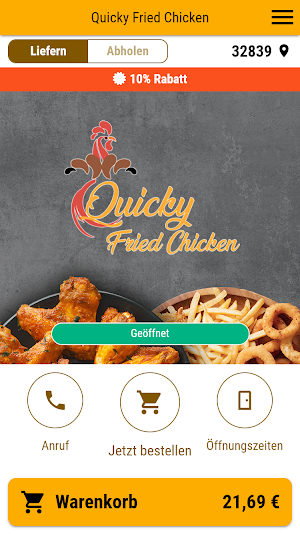 Quicky Fried Chicken Screenshot 0